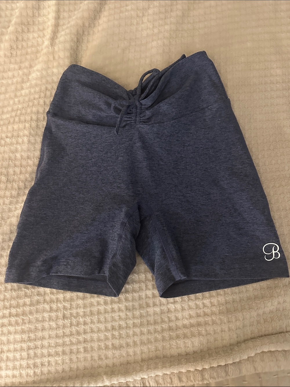 Bombshell Sportswear Navy Blue Athletic Shorts